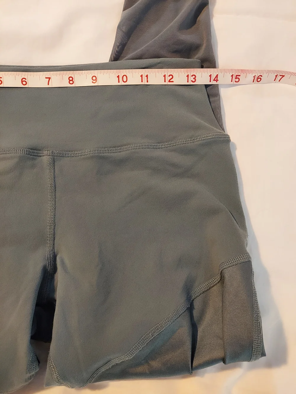 Alo Yoga Slate Gray Sheila Mesh Moto Panel High Waist Leggings Size L